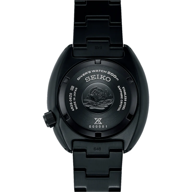 SEIKO PROSPEX SRPK43K1 BLACK SERIES NIGHT VISION TURTLE DIVER MEN WATCH - Image 3