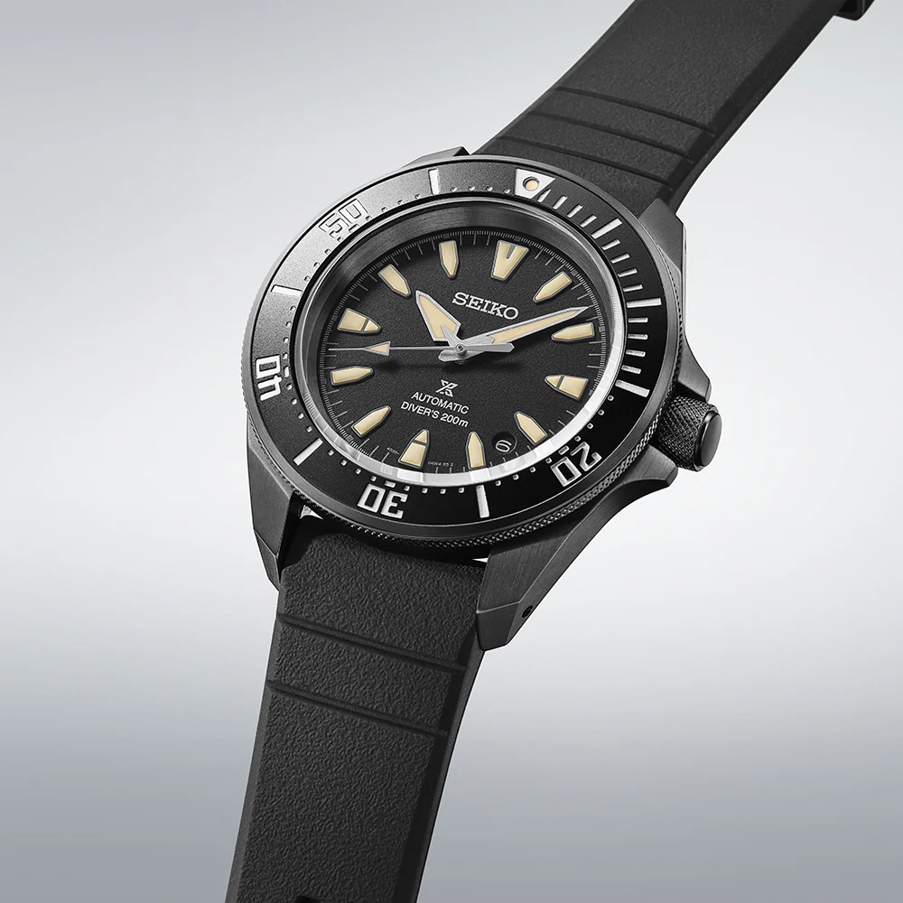 SEIKO PROSPEX SRPL15K1 PROSPEX 4R ALL-BLACK DIVER’S MEN WATCH - Image 2