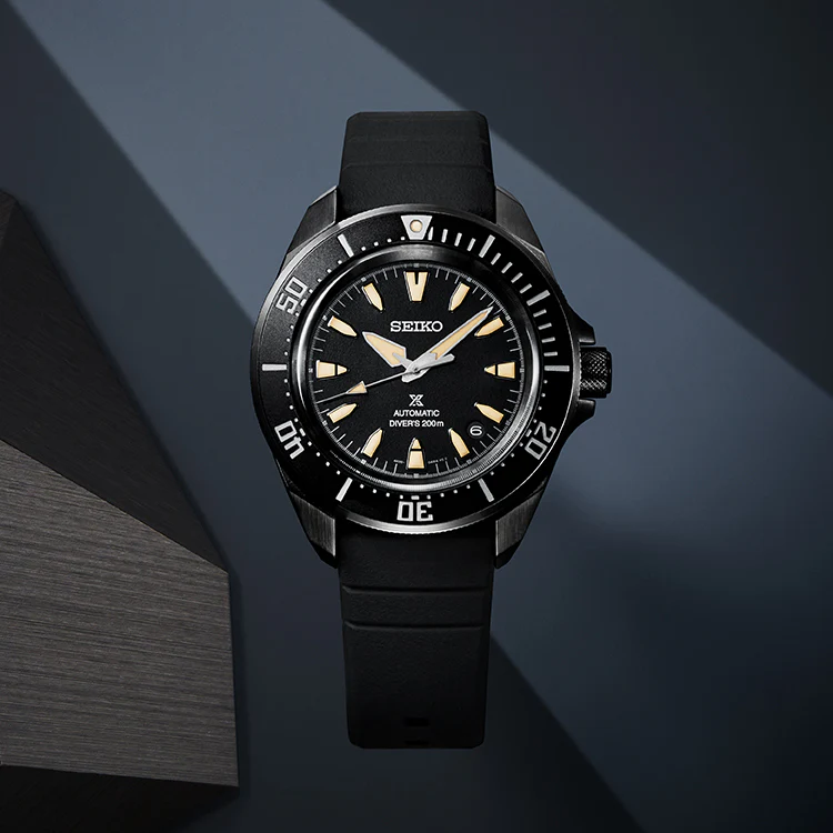 SEIKO PROSPEX SRPL15K1 PROSPEX 4R ALL-BLACK DIVER’S MEN WATCH - Image 4