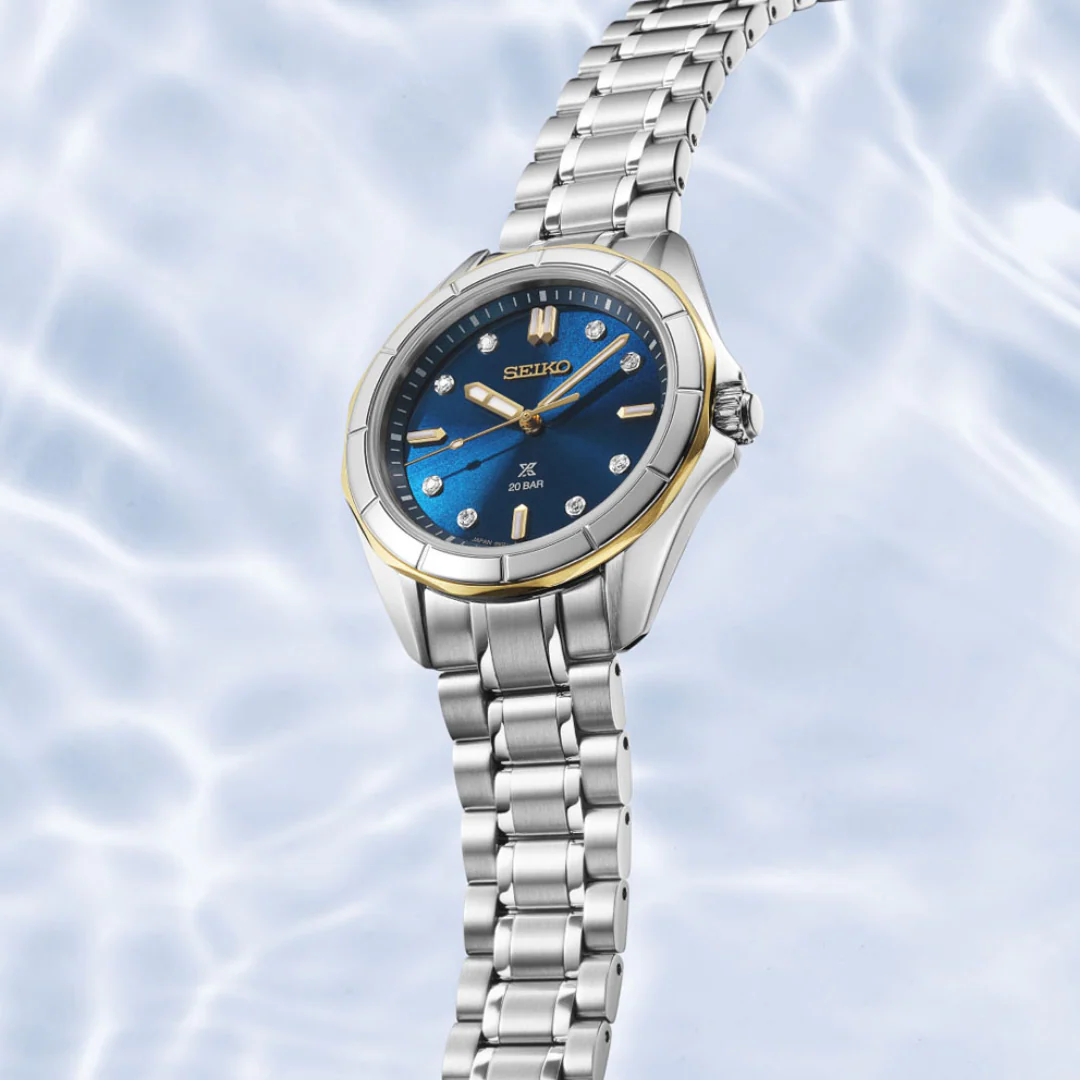 SEIKO PROSPEX SUR620J1 MARINE SPORTS DIAMOND-SET QUARTZ ANALOG WOMEN WATCH - Image 2