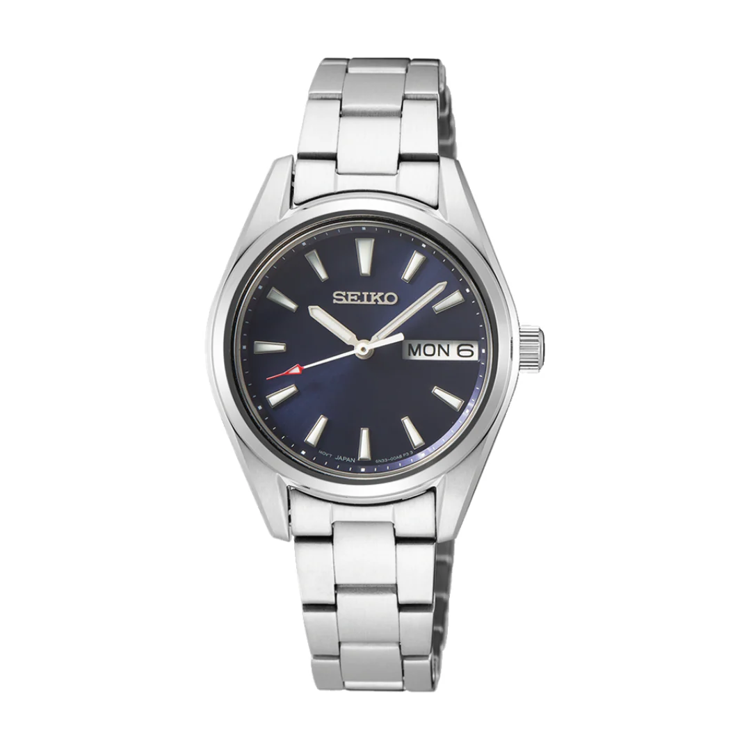 SEIKO SUR353P1 QUARTZ ANALOG 3 HANDS DATE WOMEN WATCH