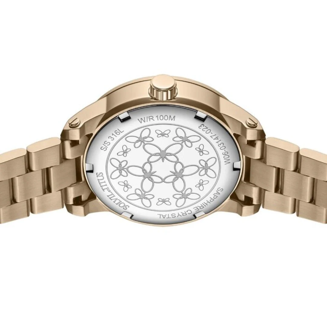 SOLVIL ET TITUS ASPIRA W06-03147-023 QUARTZ STAINLESS STEEL WOMEN WATCH - Image 3