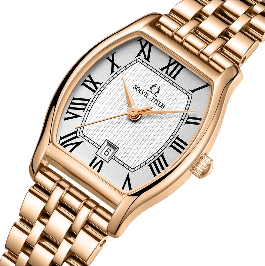 SOLVIL ET TITUS BARISTA W06-02825-016 3 HANDS DATE QUARTZ WOMEN WATCH - Image 2