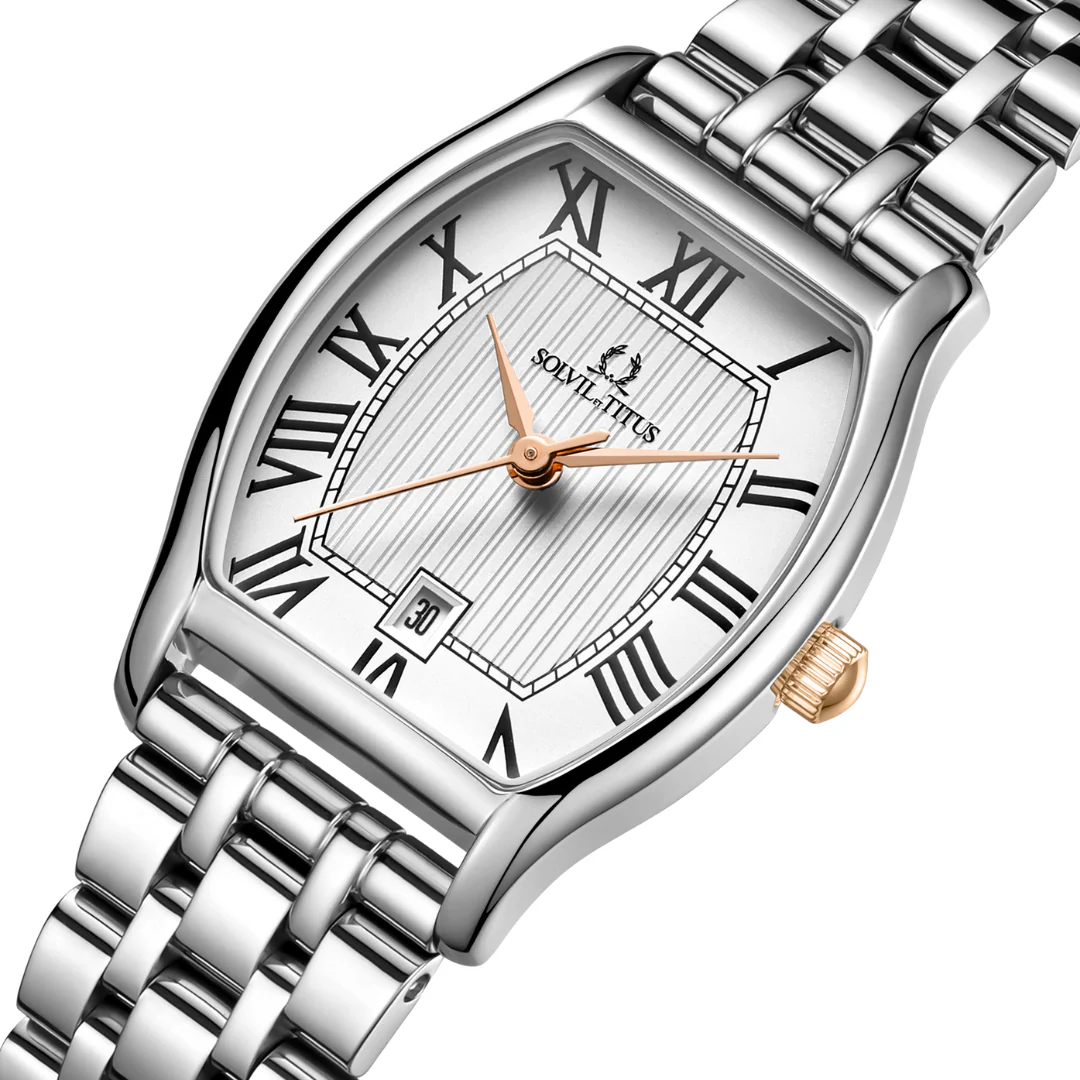 SOLVIL ET TITUS BARISTA W06-02825-018 3 HANDS DATE QUARTZ WOMEN WATCH - Image 2