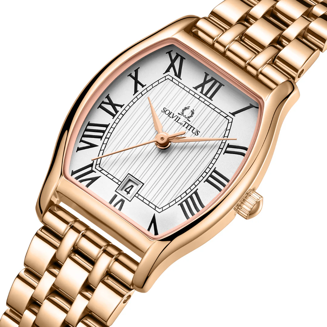 SOLVIL ET TITUS BARISTA W06-02825-021 3 HANDS DATE QUARTZ WOMEN WATCH - Image 2