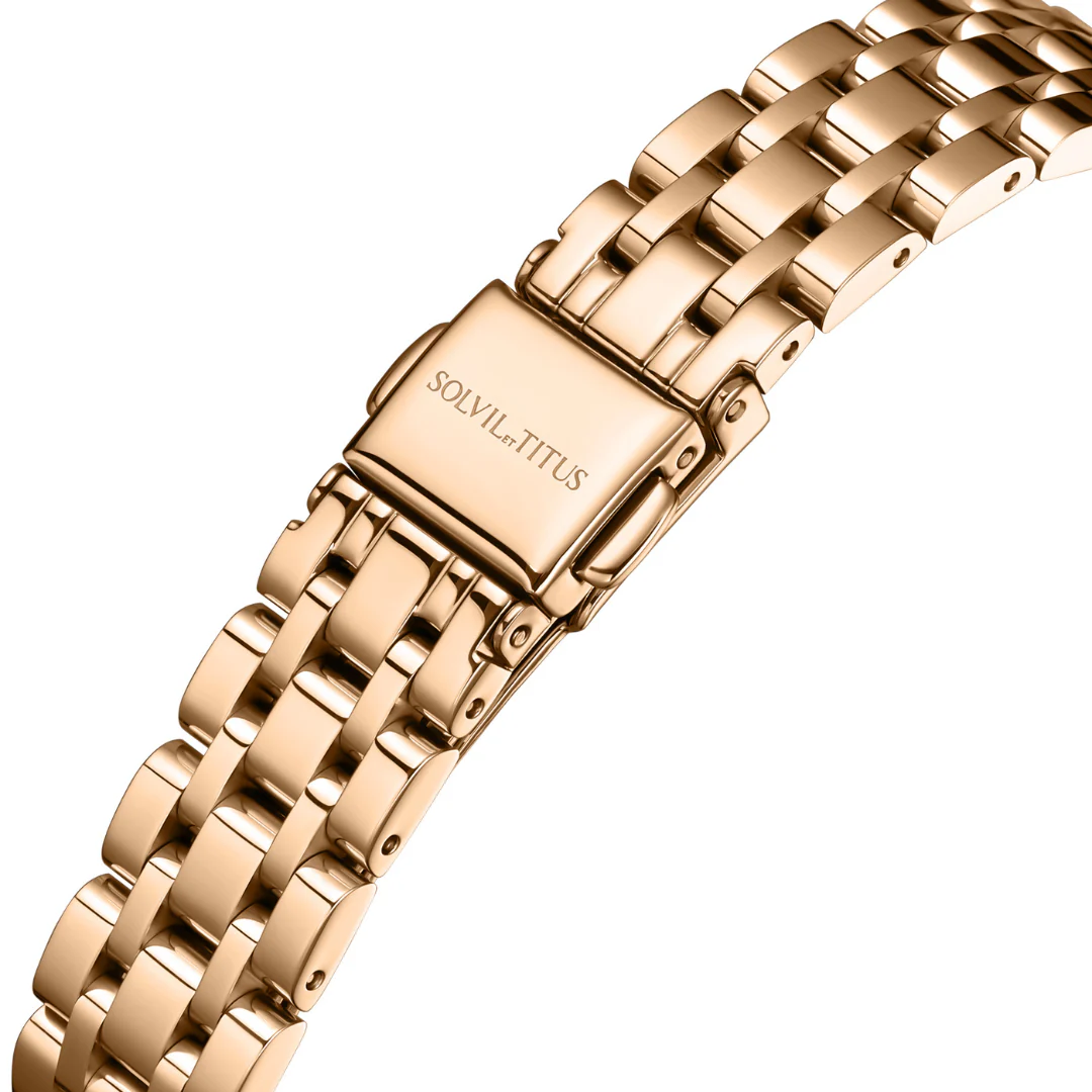 SOLVIL ET TITUS BARISTA W06-02825-021 3 HANDS DATE QUARTZ WOMEN WATCH - Image 4