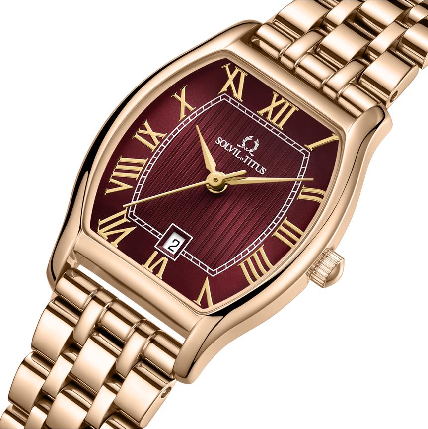 SOLVIL ET TITUS BARISTA W06-02825-023 3 HANDS DATE QUARTZ WOMEN WATCH - Image 2