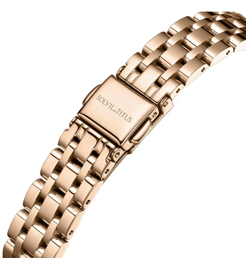 SOLVIL ET TITUS BARISTA W06-02825-023 3 HANDS DATE QUARTZ WOMEN WATCH - Image 4