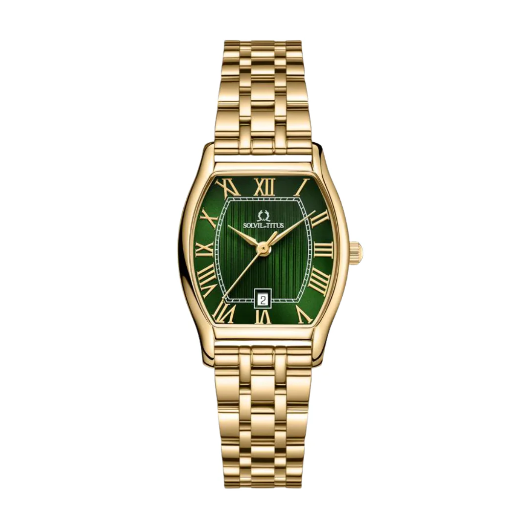 SOLVIL ET TITUS BARISTA W06-02825-024 3 HANDS DATE QUARTZ WOMEN WATCH