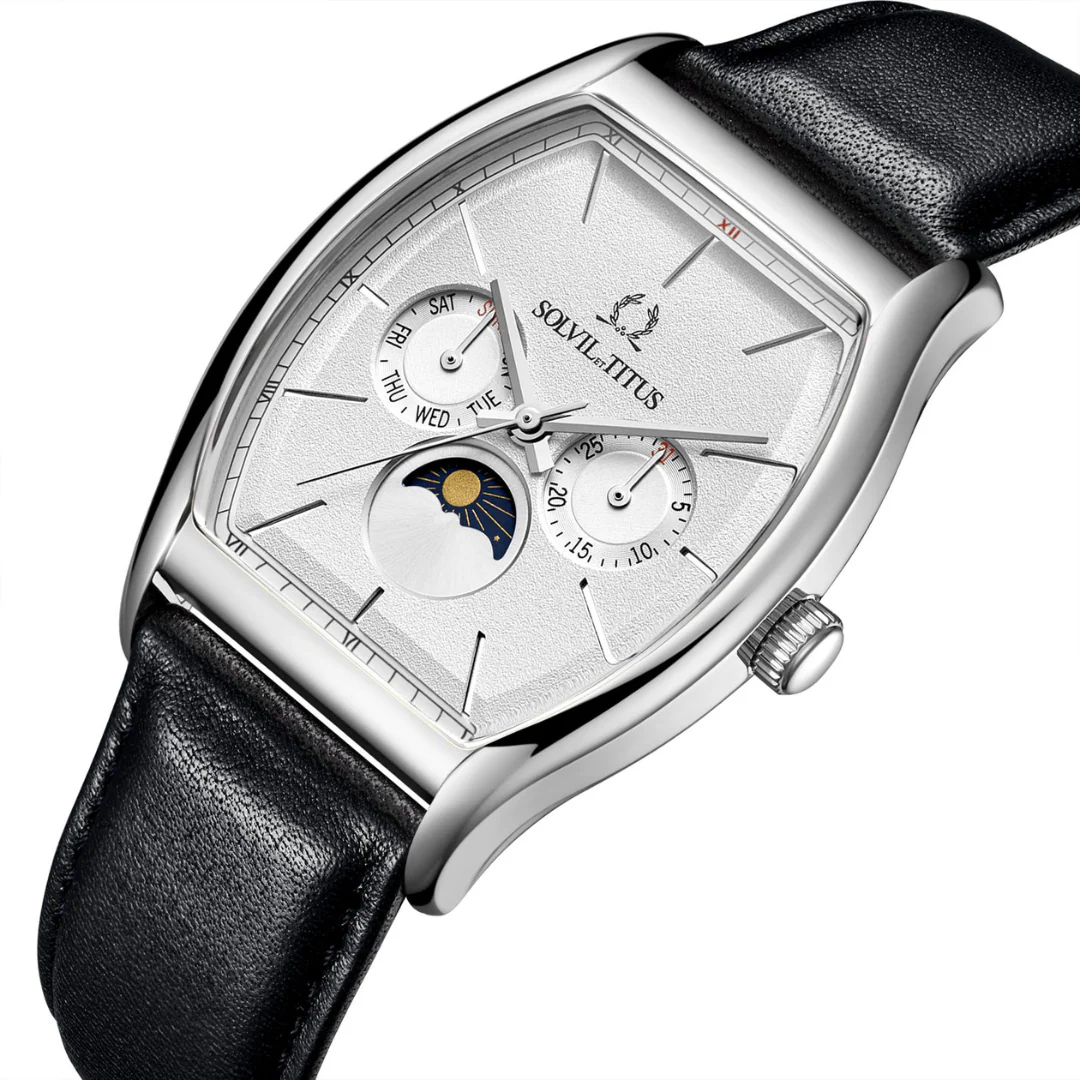 SOLVIL ET TITUS BARISTA W06-03323-001 MULTI-FUNCTION DAY/NIGHT QUARTZ MEN WATCH - Image 2