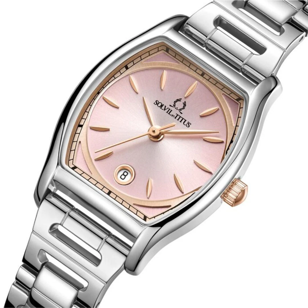 SOLVIL ET TITUS BARISTA W06-03326-008 3 HANDS DATE QUARTZ WOMEN WATCH - Image 2