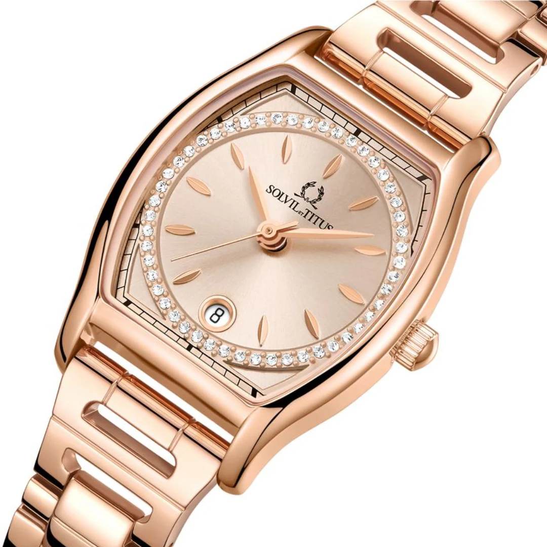 SOLVIL ET TITUS BARISTA W06-03326-012 3 HANDS DATE QUARTZ WOMEN WATCH - Image 2
