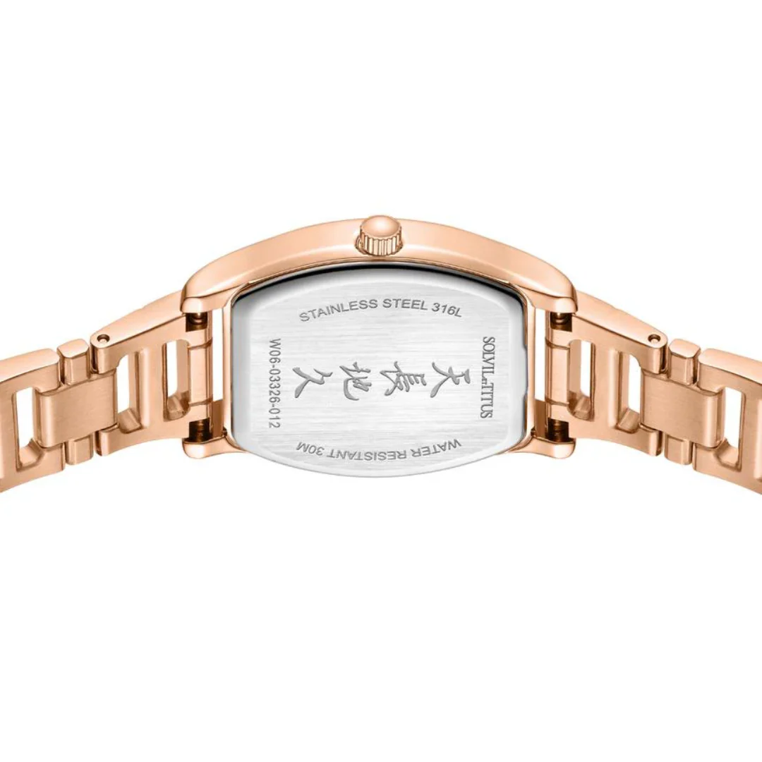 SOLVIL ET TITUS BARISTA W06-03326-012 3 HANDS DATE QUARTZ WOMEN WATCH - Image 3