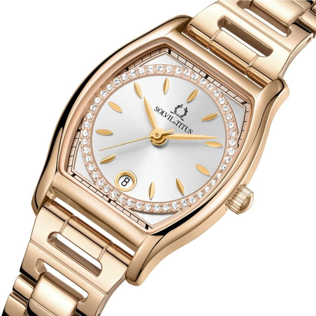 SOLVIL ET TITUS BARISTA W06-03326-013 3 HANDS DATE QUARTZ WOMEN WATCH - Image 2