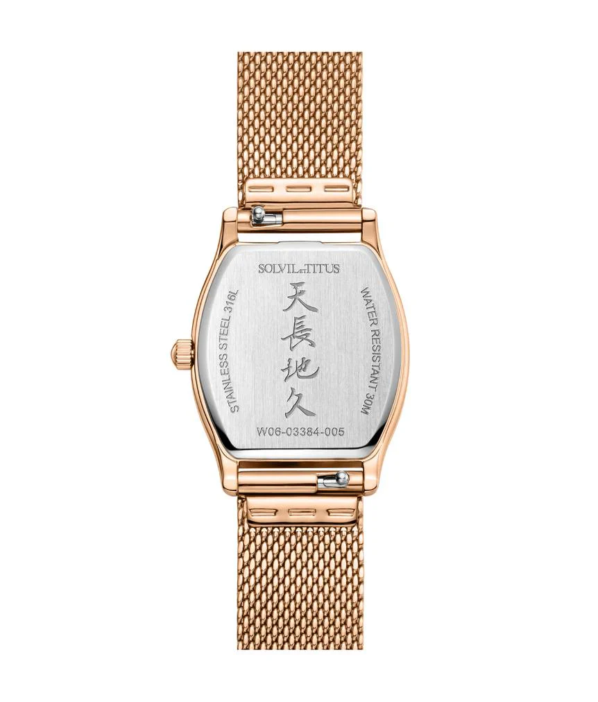 SOLVIL ET TITUS BARISTA W06-03384-005 3 HANDS QUARTZ WOMEN WATCH - Image 3