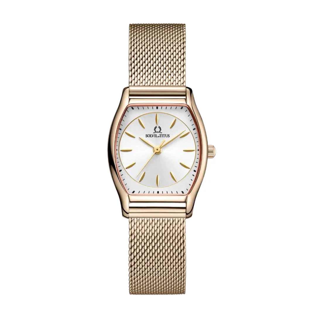 SOLVIL ET TITUS BARISTA W06-03384-006 3 HANDS QUARTZ WOMEN WATCH