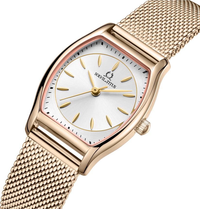 SOLVIL ET TITUS BARISTA W06-03384-006 3 HANDS QUARTZ WOMEN WATCH - Image 2