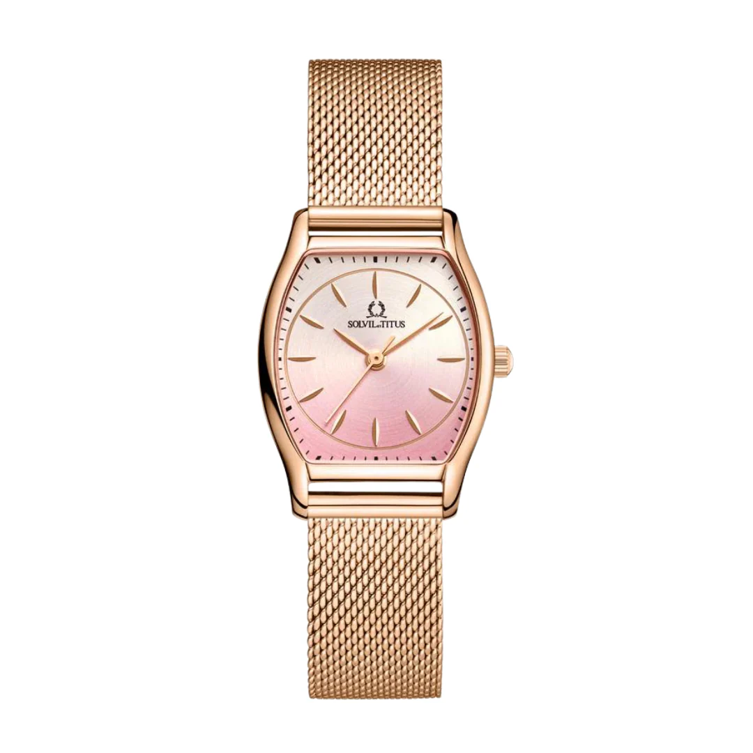 SOLVIL ET TITUS BARISTA W06-03384-007 3 HANDS QUARTZ WOMEN WATCH