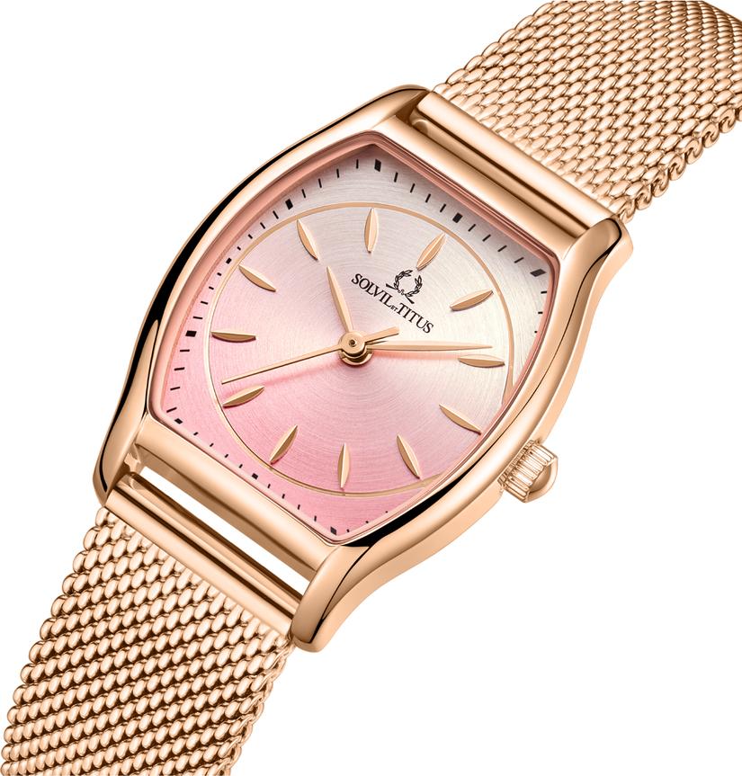 SOLVIL ET TITUS BARISTA W06-03384-007 3 HANDS QUARTZ WOMEN WATCH - Image 2