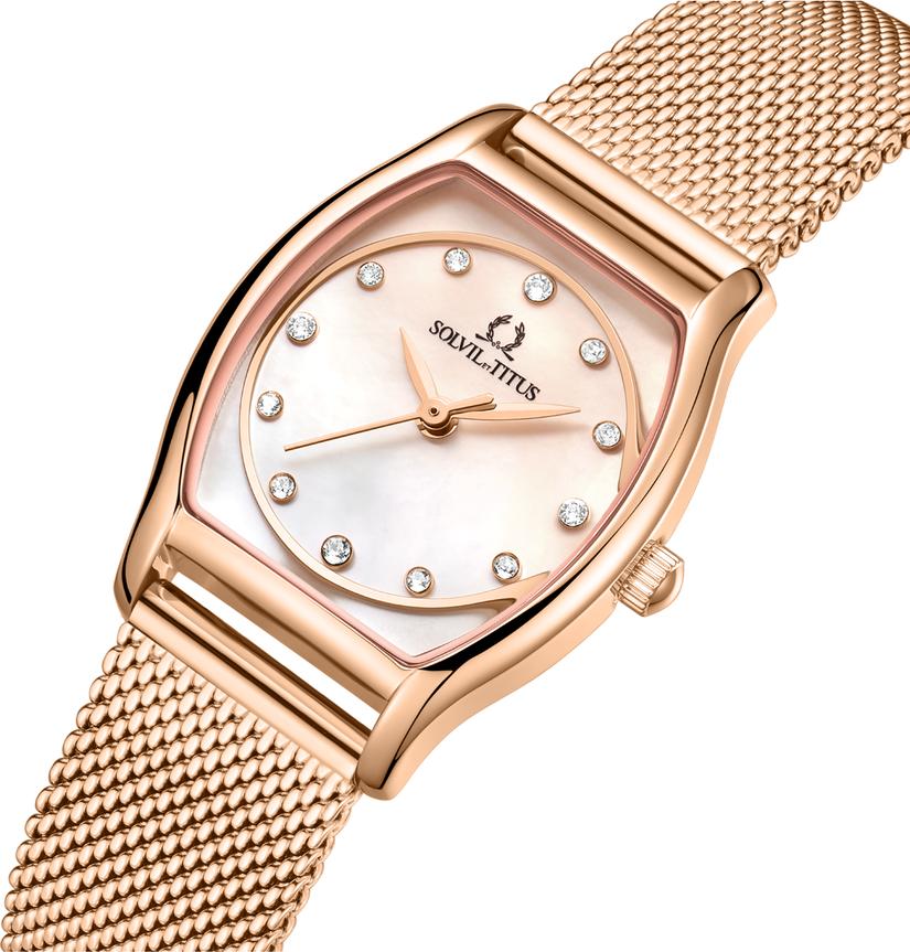 SOLVIL ET TITUS BARISTA W06-03384-008 3 HANDS QUARTZ WOMEN WATCH - Image 2