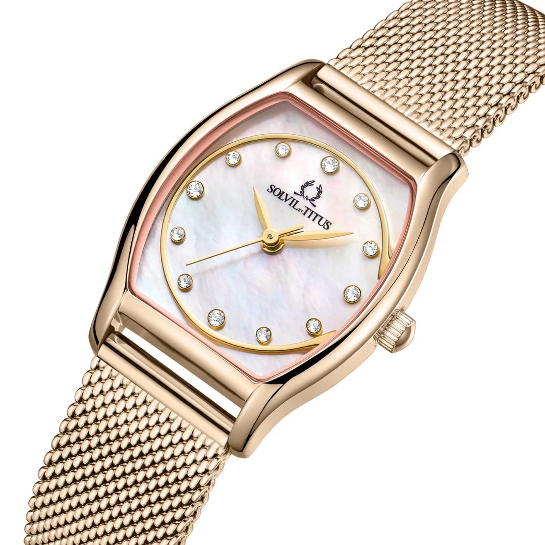 SOLVIL ET TITUS BARISTA W06-03384-009 3 HANDS QUARTZ WOMEN WATCH - Image 2