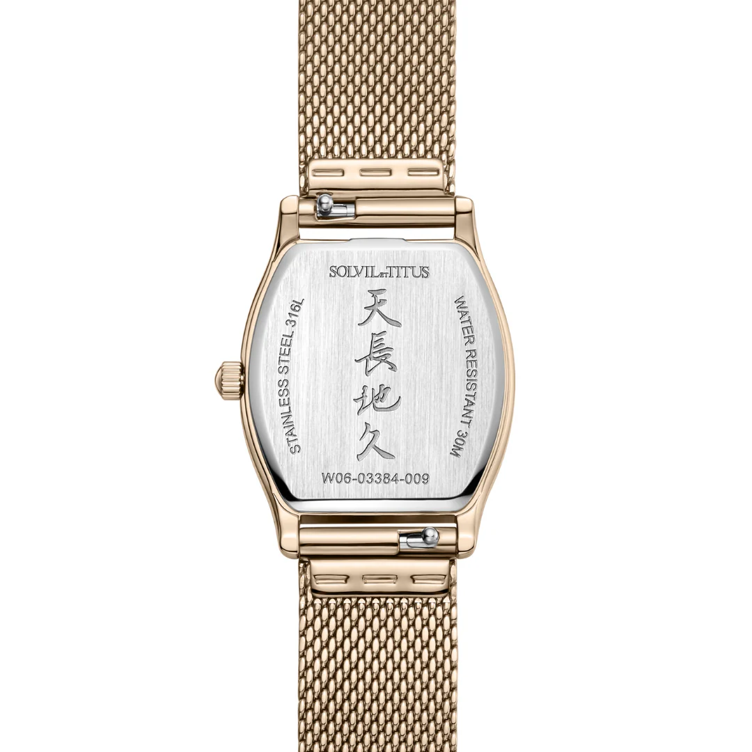 SOLVIL ET TITUS BARISTA W06-03384-009 3 HANDS QUARTZ WOMEN WATCH - Image 3