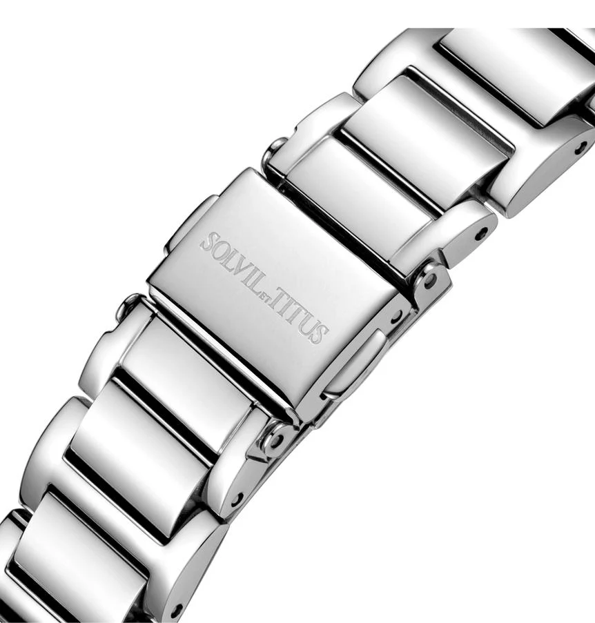 SOLVIL ET TITUS CHANDELIER W06-03200-001 3 HANDS DATE QUARTZ WOMEN WATCH - Image 4