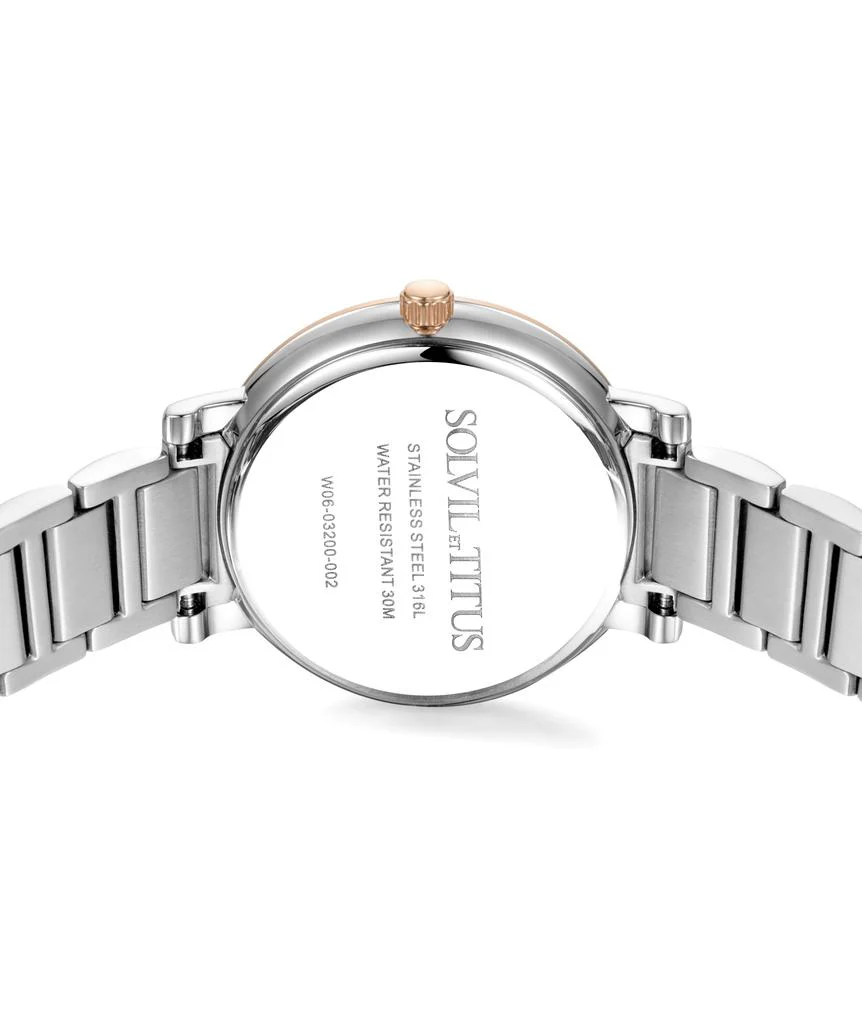 SOLVIL ET TITUS CHANDELIER W06-03200-002 3 HANDS DATE QUARTZ WOMEN WATCH - Image 3