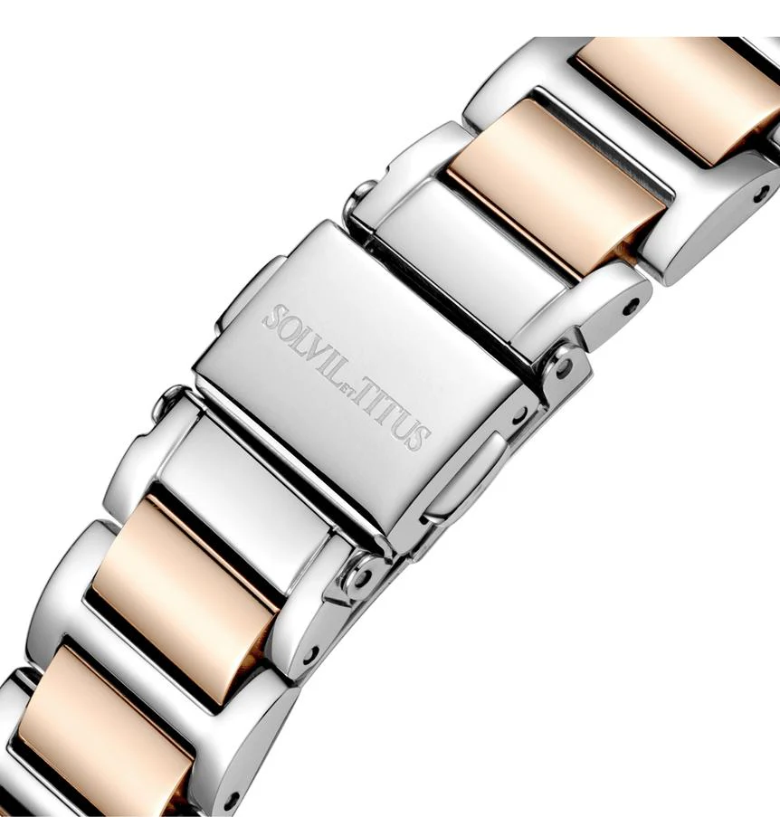 SOLVIL ET TITUS CHANDELIER W06-03200-002 3 HANDS DATE QUARTZ WOMEN WATCH - Image 4