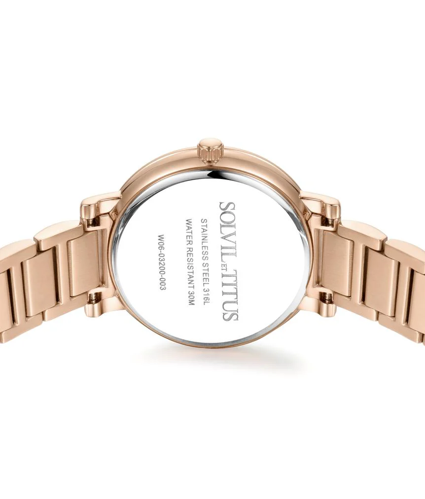 SOLVIL ET TITUS CHANDELIER W06-03200-003 3 HANDS DATE QUARTZ WOMEN WATCH - Image 3