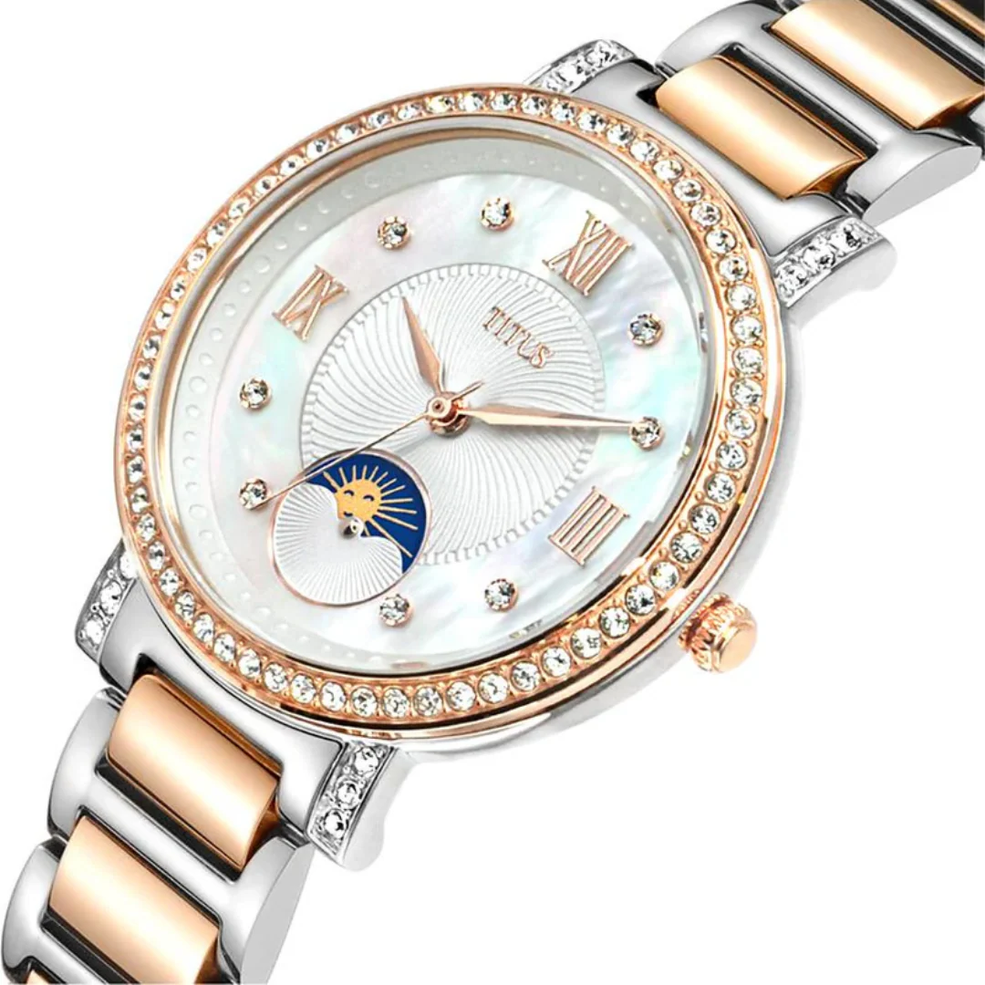 SOLVIL ET TITUS CHANDELIER W06-03261-001 3 HANDS WITH DAY NIGHT INDICATOR QUARTZ WOMEN WATCH - Image 2