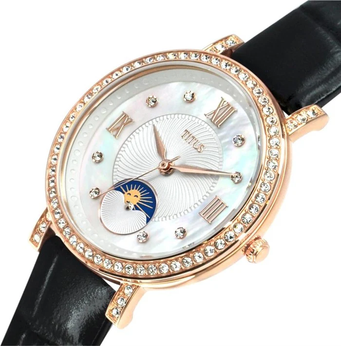 SOLVIL ET TITUS CHANDELIER W06-03261-003 3 HANDS WITH DAY NIGHT INDICATOR QUARTZ WOMEN WATCH - Image 2