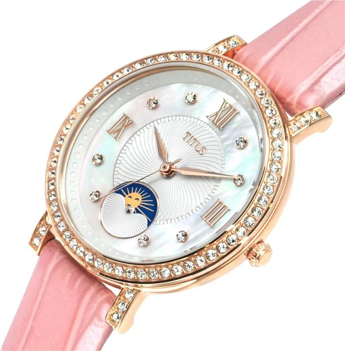 SOLVIL ET TITUS CHANDELIER W06-03261-006 3 HANDS WITH DAY NIGHT INDICATOR QUARTZ WOMEN WATCH - Image 2