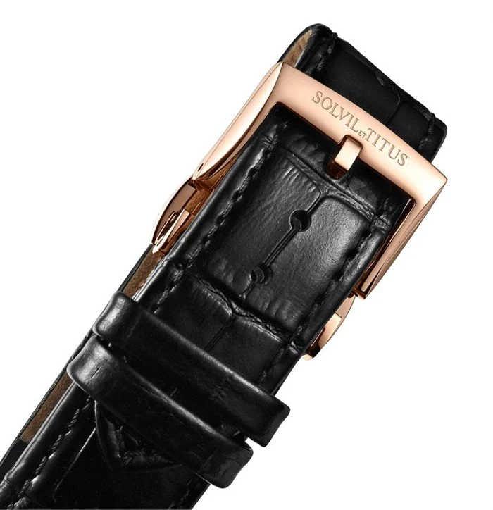 SOLVIL ET TITUS CLASSIC W06-03234-003 3 HANDS AUTOMATIC MEN WATCH - Image 4