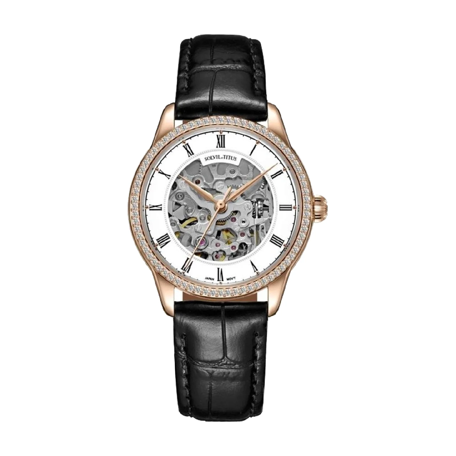 SOLVIL ET TITUS CLASSIC W06-03235-003 3 HANDS AUTOMATIC WOMEN WATCH