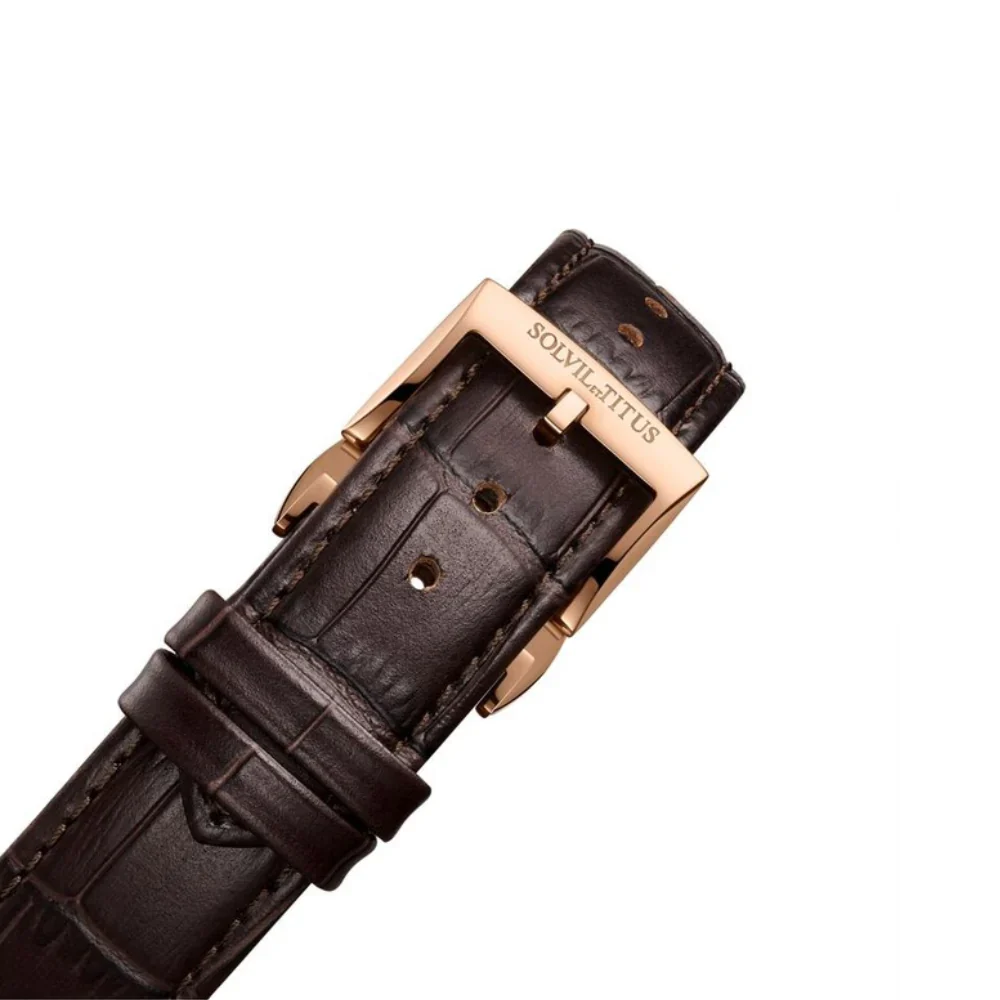 SOLVIL ET TITUS CLASSIC W06-03309-006 3 HANDS AUTOMATIC MEN WATCH - Image 4