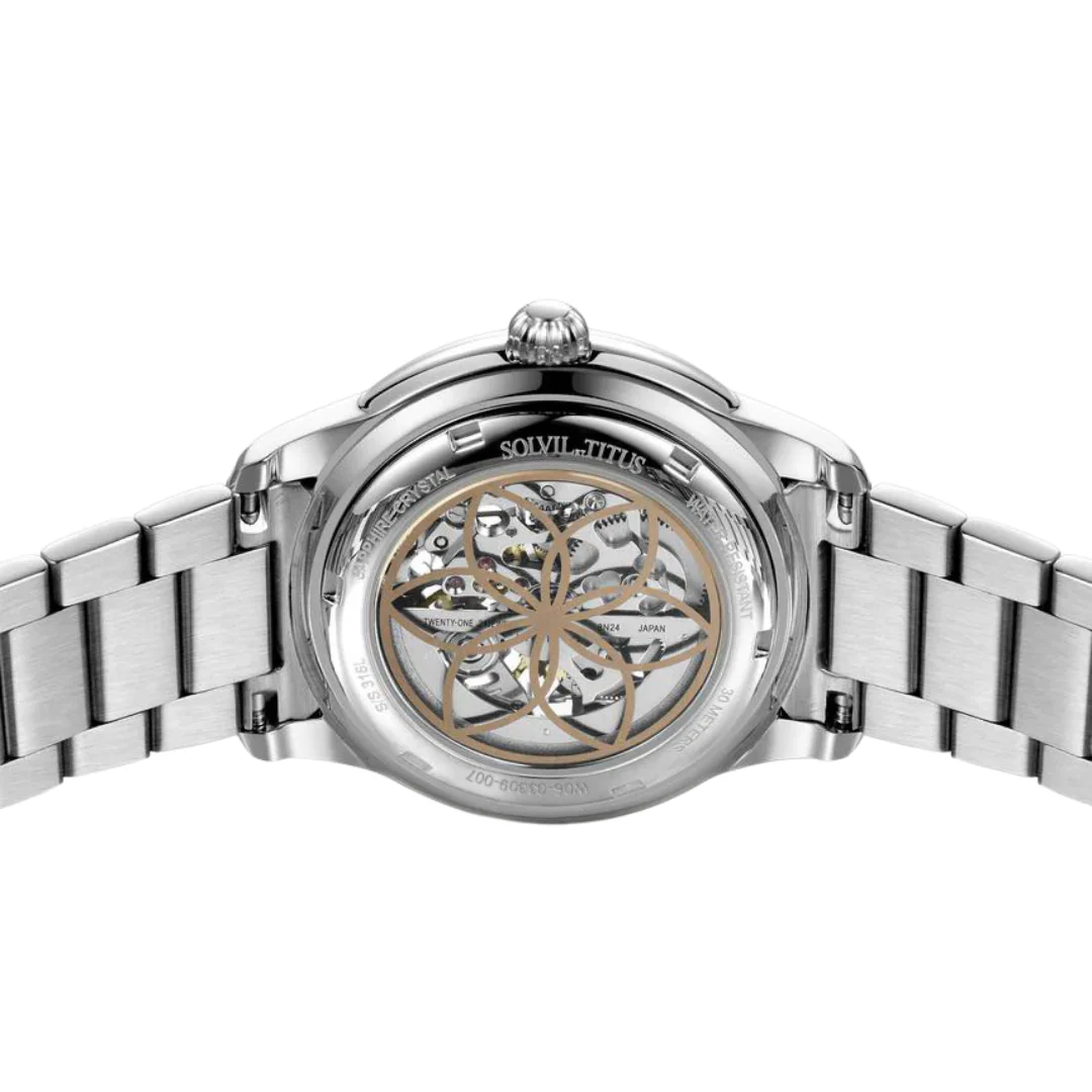 SOLVIL ET TITUS CLASSIC W06-03309-007 3 HANDS AUTOMATIC MEN WATCH - Image 3