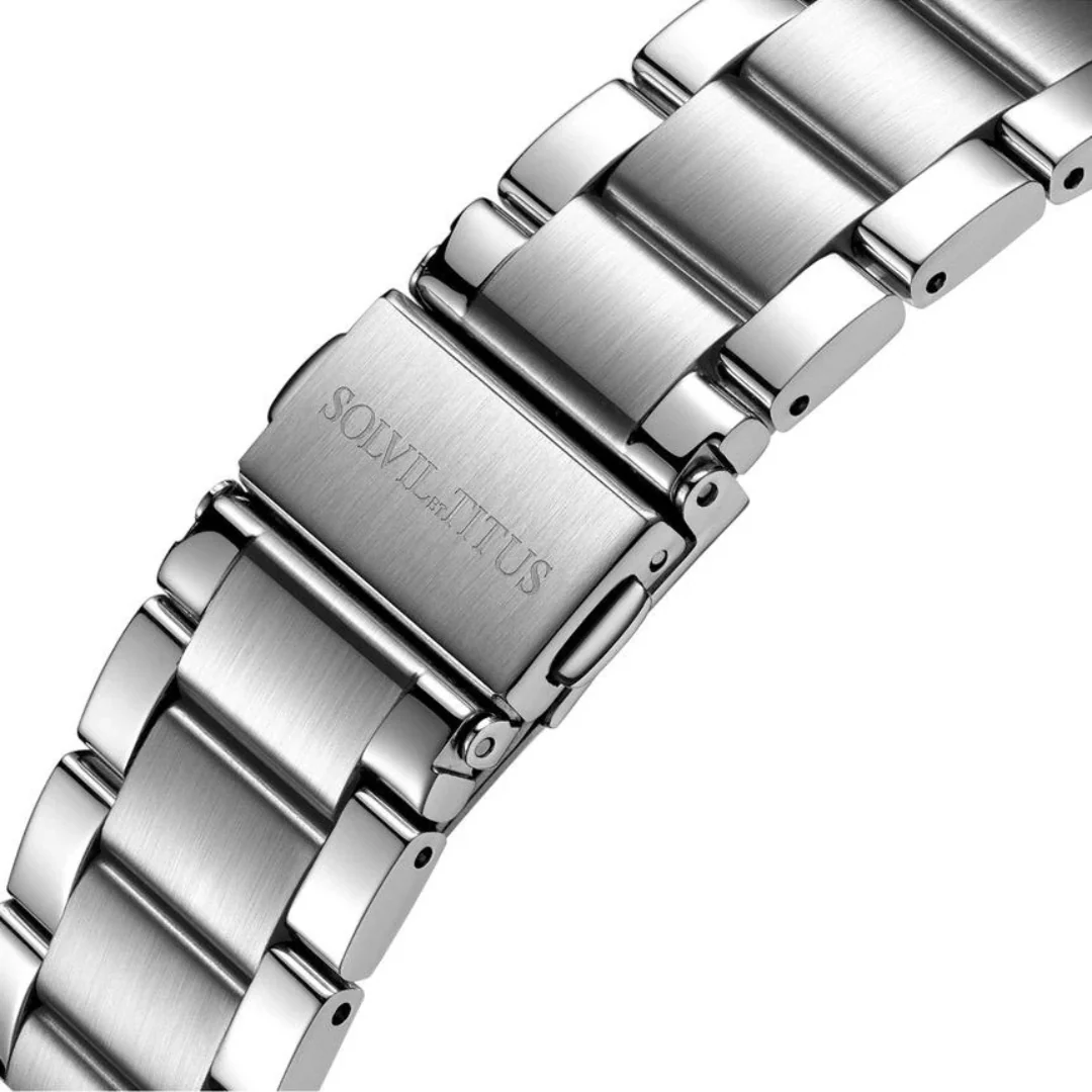 SOLVIL ET TITUS CLASSIC W06-03309-007 3 HANDS AUTOMATIC MEN WATCH - Image 4