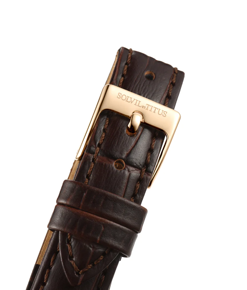 SOLVIL ET TITUS CLASSICIST W06-03179-005 2 HANDS DATE QUARTZ WOMEN WATCH - Image 4