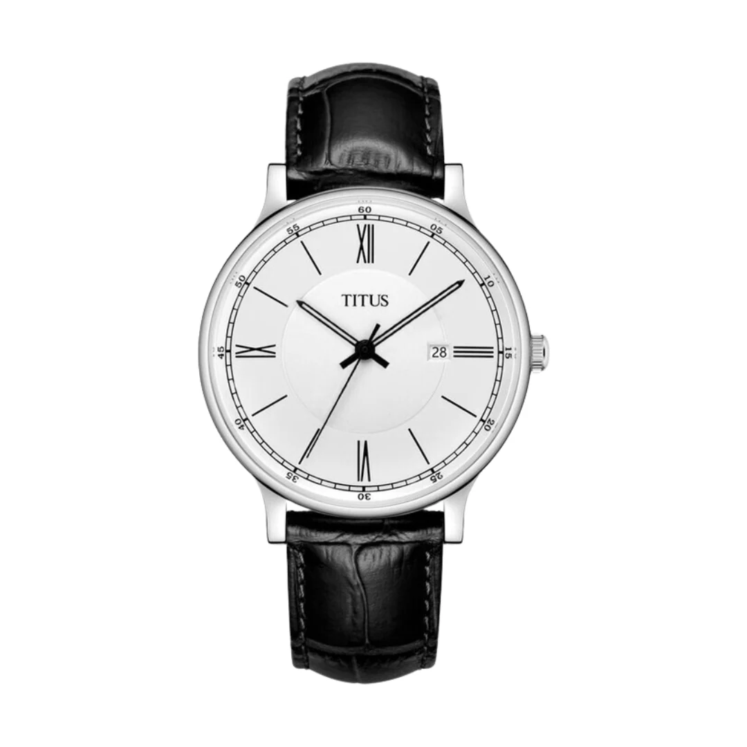 SOLVIL ET TITUS CLASSICIST W06-03044-004 3 HANDS DATE QUARTZ MEN WATCH