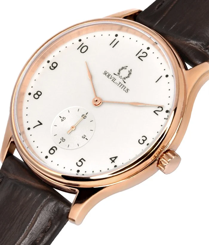 SOLVIL ET TITUS CLASSICIST W06-03254-003 SMALL SECONDS QUARTZ MEN WATCH - Image 2