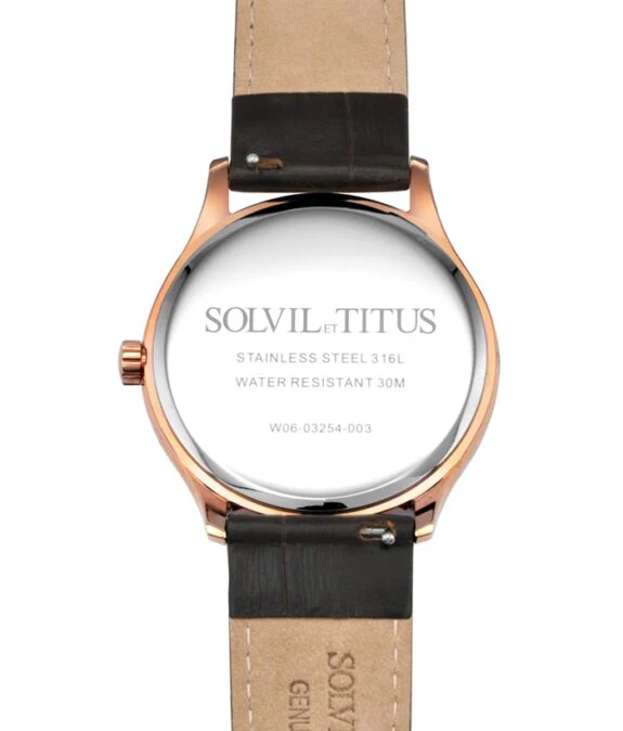 SOLVIL ET TITUS CLASSICIST W06-03254-003 SMALL SECONDS QUARTZ MEN WATCH - Image 3