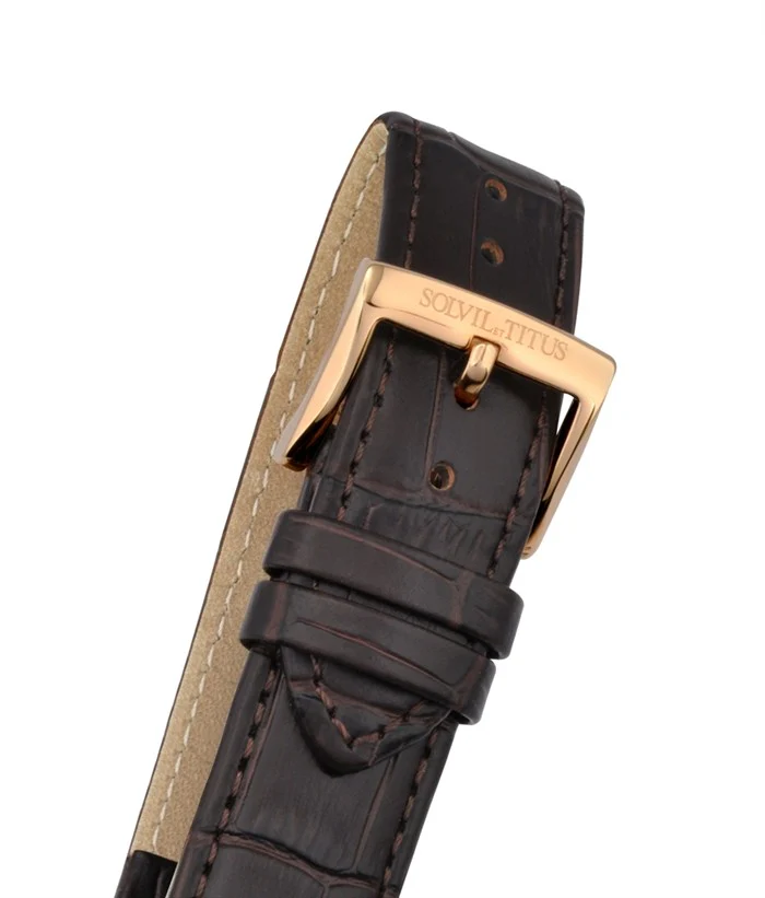 SOLVIL ET TITUS CLASSICIST W06-03254-003 SMALL SECONDS QUARTZ MEN WATCH - Image 4