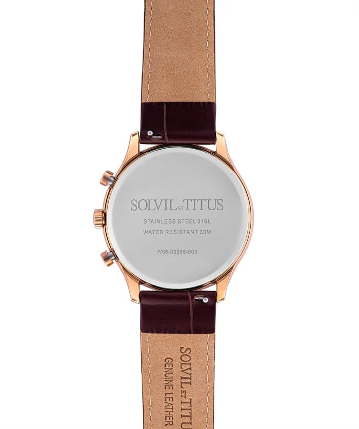 SOLVIL ET TITUS CLASSICIST W06-03256-003 MULTI-FUNCTION QUARTZ MEN WATCH - Image 3