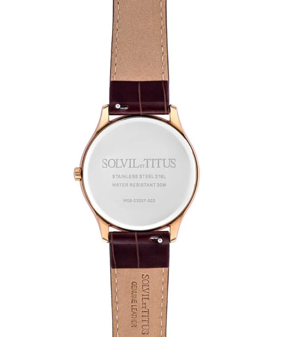 SOLVIL ET TITUS CLASSICIST W06-03257-002 MULTI-FUNCTION QUARTZ WOMEN WATCH - Image 3