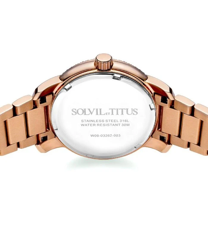 SOLVIL ET TITUS DEVOT W06-03262-003 MULTI-FUNCTION QUARTZ WOMEN WATCH - Image 3