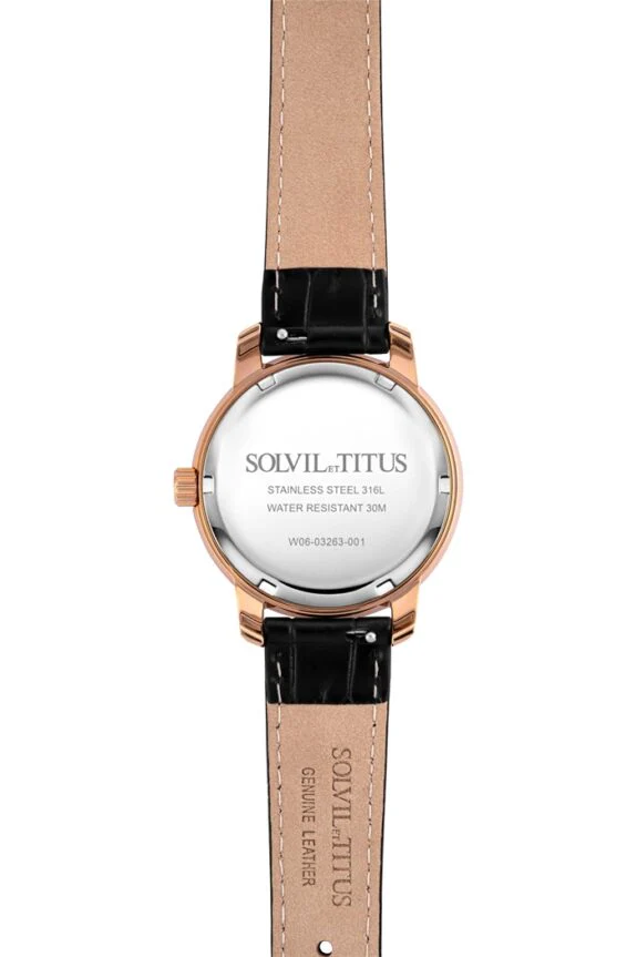 SOLVIL ET TITUS DEVOT W06-03263-001 MULTI-FUNCTION QUARTZ WOMEN WATCH - Image 3