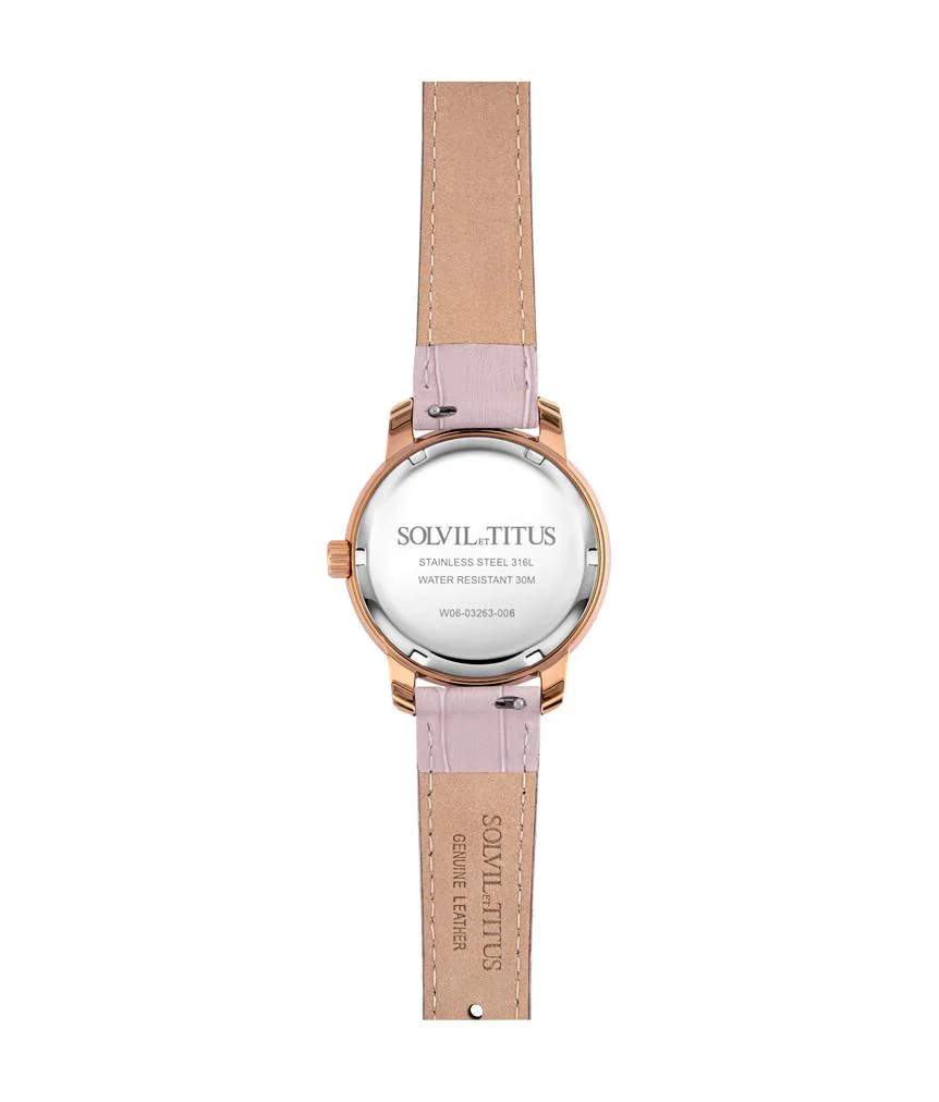 SOLVIL ET TITUS DEVOT W06-03263-006 MULTI-FUNCTION QUARTZ WOMEN WATCH - Image 3