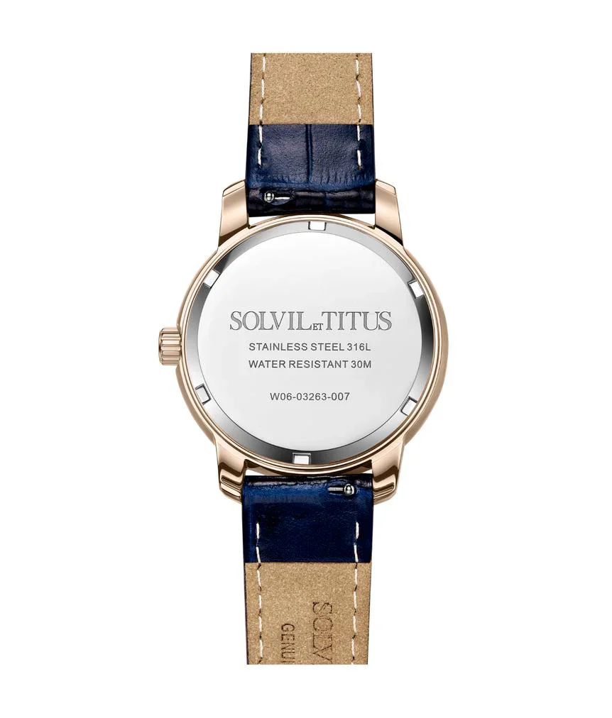 SOLVIL ET TITUS DEVOT W06-03263-007 MULTI-FUNCTION QUARTZ WOMEN WATCH - Image 3