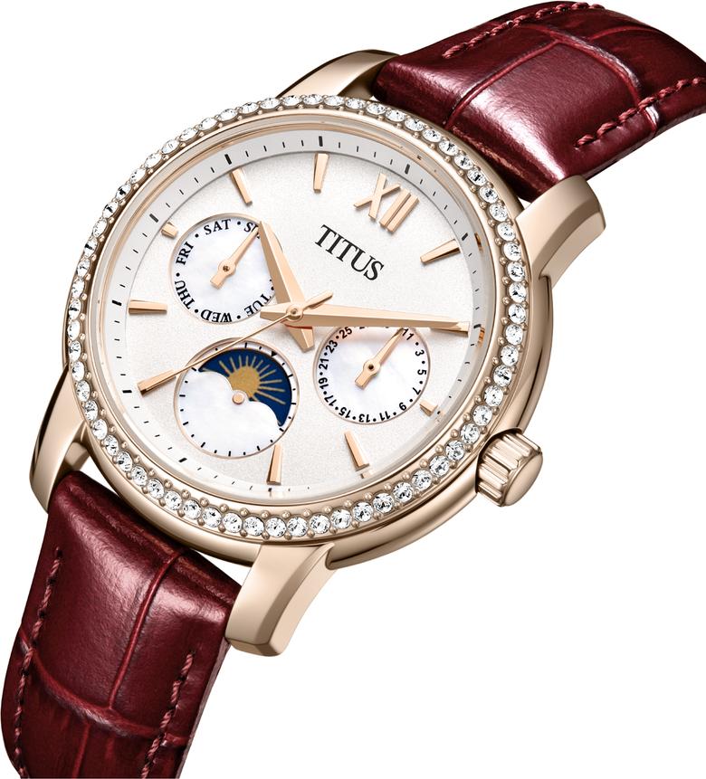 SOLVIL ET TITUS DEVOT W06-03263-008 MULTI-FUNCTION QUARTZ WOMEN WATCH - Image 2
